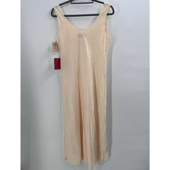 Rare Vintage 1990's Fernando Squette Sanchez Ivory y2k Slip Dress Small - Picture 4 of 9